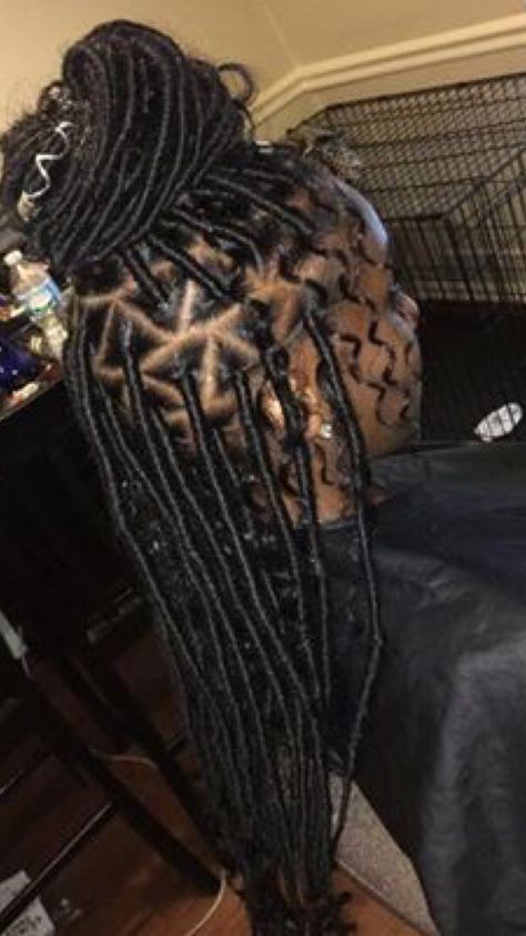 False Locks Dreads, False Locs, Locks Hairstyles, Weave Hairstyles Braided, Grey Curly Hair, Big Box Braids Hairstyles, Faux Locs Hairstyles, African Hair Braiding Styles, Short Sassy Hair