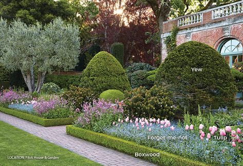 Formal Garden Design, Parterre Garden, Boxwood Garden, Tattoo Plant, Front Garden Design, Formal Garden, Longwood Gardens, Formal Gardens, Front Yard Garden