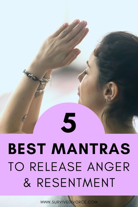 Sometimes you need to make use of mantras to help release anger you have towards someone in your life, especially if there's anger towards an ex husband or wife. Here are 5 mantras to check out if you are in this situation. Anger Towards Husband, Getting Over Anger, Letting Go Of Anger, Powerful Mantras, Somatic Exercises, Let Go Of Anger, Release Anger, Divorce Recovery, Dealing With Anger