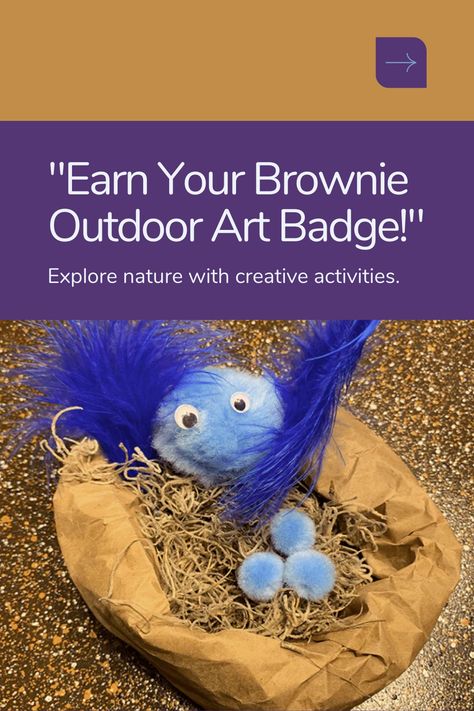 If you're looking for ideas to make your meeting more fun while discovering the great outdoors and getting creative, you have come to the right place. Use some of these activities below to get outdoors, create fantastic art masterpieces with your girls, and earn the Brownie Outdoor Art Creator Badge. Bird In A Nest, Brownies Activities, Backyard Games Kids, Electronics Packaging, Brownie Girl Scout, Meeting Planning, Explorers Activities, Animal Yoga, Troop Leader