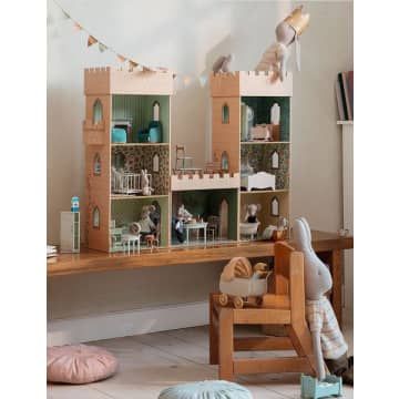 Bunk Bed Loft, Maileg Mouse, Wallpaper Shelves, Childrens Kitchens, Bed With Slide, Baby Room Rugs, Sleeping In Bed, Bed Desk, Soft Bedding