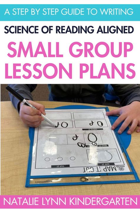 If you are new to Science of Reading aligned small groups or you want to streamline your lesson planning process, this is for you! Let me walk you through planning and writing a Science of Reading small group lesson plan for your kindergarten or first grade classroom including who Science of Reading small groups are for, what you need to do before starting small groups, how to write Science of Reading small group lesson plans and activities to include in your lesson plans. Reading Small Groups, Kindergarten Small Groups, Elementary Literacy Activities, Literacy Activities Kindergarten, Structured Literacy, Cvc Word Activities, Fluency Activities, Science Literacy, Literacy Centers Kindergarten