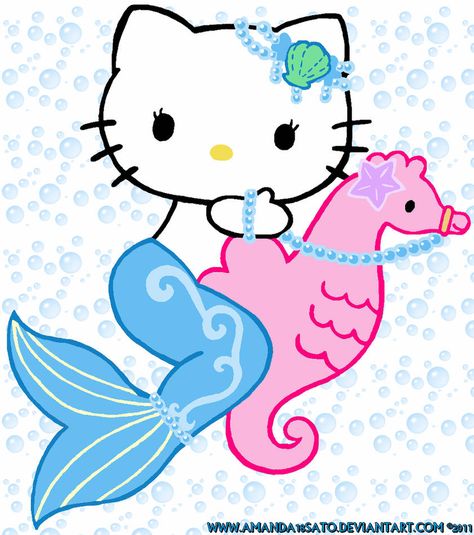 Hello Kitty Mermaid, Kitty Mermaid, Mermaid Plush, Mermaid Crochet, Kitty Pictures, Charmmy Kitty, Hello Kitty Images, Hello Kit, Hello Kitty Backgrounds