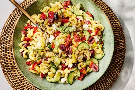 Greek Pasta Salad Southern Living Pasta Salad, Greek Pasta Salad Recipe, Greek Pasta Salad, Breakfast Party Foods, Easy Dinner Casseroles, Receipt Organization, Greek Salad Pasta, Greek Pasta, Breakfast Party