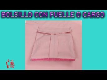 TIPS DE COSTURA | BOLSILLO CON FUELLE O CARGO FACIL PASO PASO | DIY - YouTube Sewing Tutorials Clothes, Costura Diy, Diy Youtube, Baby Wearing, Sewing Tutorials, Couture, Sewing, Animals, How To Wear