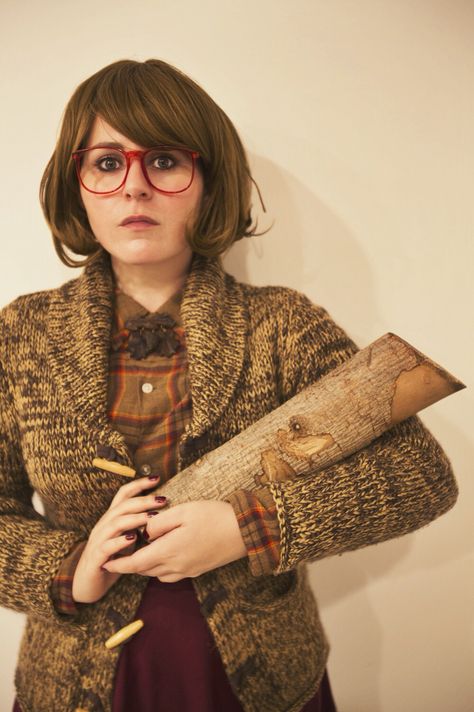 Log Lady Costume | Twin Peaks Log Lady Costume, Twin Peaks Costume, Sunset Mermaid, Donna Hayward, Twin Peaks Fashion, Twin Costumes, Log Lady, Trendy Halloween Costumes, School Dresses