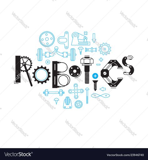 Robotics Poster Ideas, Heading Design, Robotics Club, Academic Life, Free Prints, Shirt Ideas, Design Element, Transparent Png, Design Inspo