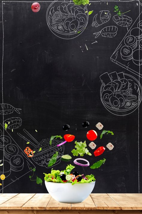 Vegetables blackboard creative food Papan Tulis Kapur, Food Background Wallpapers, Food Photography Background, Fruits Decoration, Vegetable Cartoon, Advertising Background, Fruit Cartoon, Food Cartoon, Corak Bunga