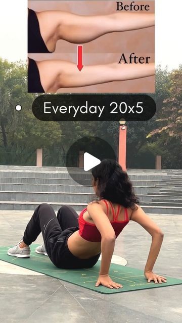 Anjali Yadav ✨ on Instagram: "Reduce underarms fat 💯 #anjalifitness 20 each 5 times for a total of 100✅ #fitness #exercise #workout #armworkout #fyp #fitnessmotivation #explore #reels" Under Arm Fat, Arm Fat, Arm Workout, Fitness Motivation, The 100, On Instagram, Instagram, Fit Motivation