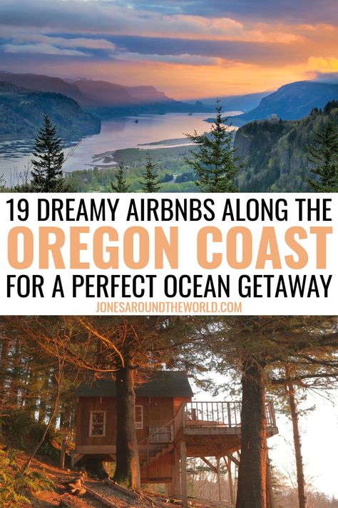 Planning a road trip along the west coast and looking for some amazing Airbnb Oregon Coast vacation rentals? I’ve put together this list of incredible places to stay! With stunning beaches, jaw-dropping coastal views, and breathtaking landscapes, the Pacific Northwest Coastal Highway region is famed for being beautiful and packed with outdoor activities. The astounding natural scenery and quirky towns of the Oregon Coast make it the ideal getaway destination. #oregoncoast #oregon #pacificcoast Airbnb Oregon, Oregon Honeymoon, Pnw Vacation, Oregon Coast Roadtrip, Amazing Airbnb, Oregon Coast Vacation, Coastal Highway, Pacific Coast Road Trip, Oregon Trip