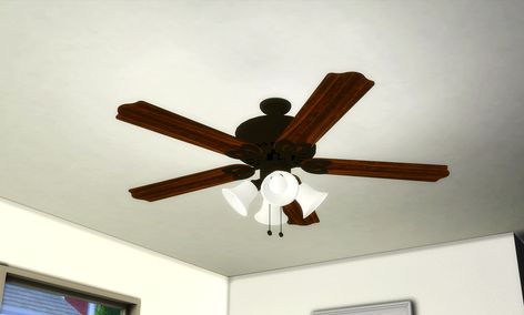 Functional Ceiling Fans CC | Scodee Yodee on Patreon Retro Ceiling Fans, Sims 4 Cc Furniture Living Rooms, Celing Light, Sims 4 Cc Eyes, The Sims 4 Skin, Sims 4 Bedroom, Tumblr Sims 4, Sims 4 Cc Folder, Dome Light