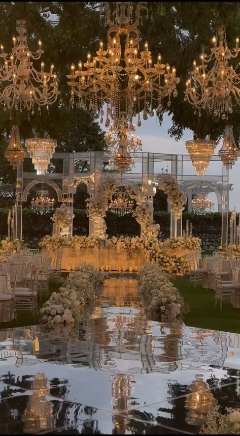 The Floor, Outdoor Wedding, Chandeliers, Oasis, Walking, Design