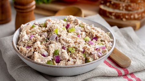 Mayo Alternative, Salad With Hummus, Classic Tuna Salad, Best Tuna Salad, Tuna Salad Sandwich, Mediterranean Cuisine, Tasting Table, Tuna Salad, Fresh Garlic