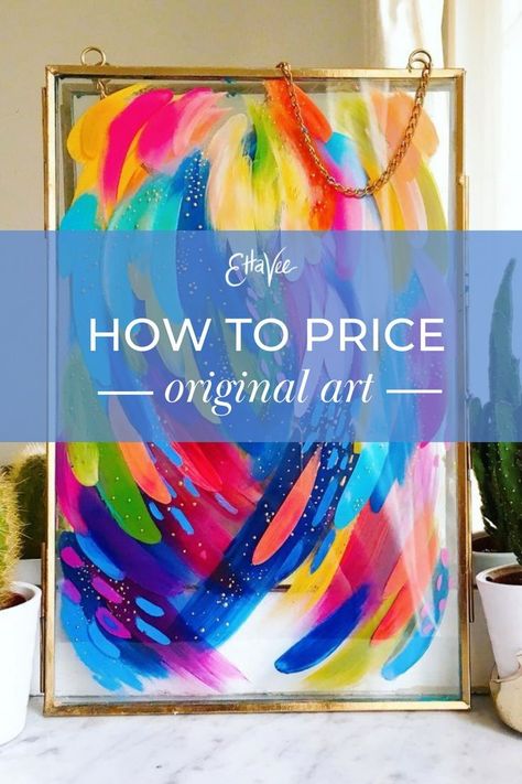 Pricing Artwork Formula, Original Artwork For Sale, Pricing Formula, Etsy Artwork, Painting Competition, Original Paintings For Sale, Abstract Art Diy, Relaxing Art, Selling Paintings