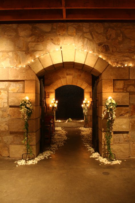 Hades Wedding, Wine Cave Wedding, Wine Cellar Wedding, Cellar Wedding, Sattui Winery, Greek Underworld, Persephone Hades, Cave Wedding, Candle Lit Ceremony