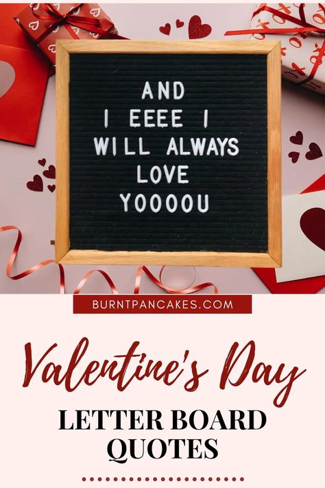 Check out this list of the best funny, romantic, classic and movie/song Valentine's Day quotes. Valentines Signs Funny, Valentines Letter Board, Cute Valentine Sayings, Short Valentine Quotes, Letterboard Signs, Light Box Quotes, Valentines Quotes Funny, Box Quotes, Letterboard Ideas