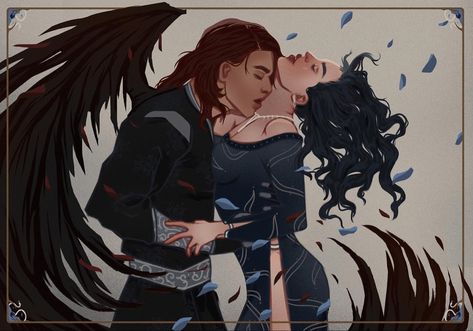 Raihn and Oraya from The Serpent and the Wings of the Night Carissa Broadbent, House Of Night, Lost My Mind, Red Rising, The Serpent, Love Is Not, Night Art, The Wings, Fan Book