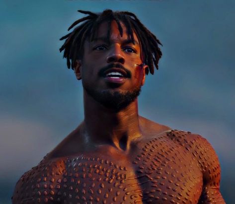 Michele B Jordan Black Panther, Hear Me Out Black Characters, Killmonger Dreads, Michael B Jordan With Dreads, Micheal B Jordan Dreads, Michael Jordan Black Panther, Killmonger Hairstyle, Erik Killmonger Wallpaper, Killmonger Aesthetic