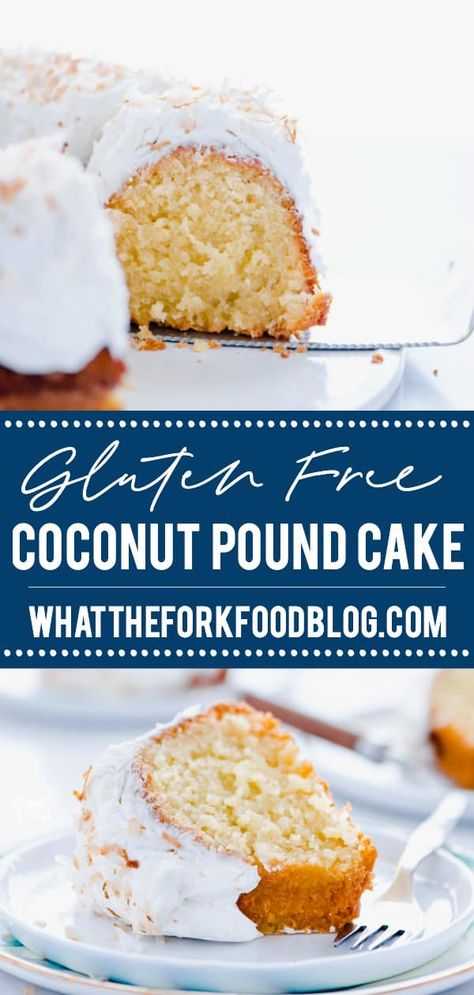 Coconut Pound Cake Recipe, Gluten Free Coconut Cake, Coconut Bundt Cake, Coconut Pound Cake, Dessert For A Crowd, Coconut Pound Cakes, Coconut Icing, Coconut Extract, Gluten Free Cake Recipe