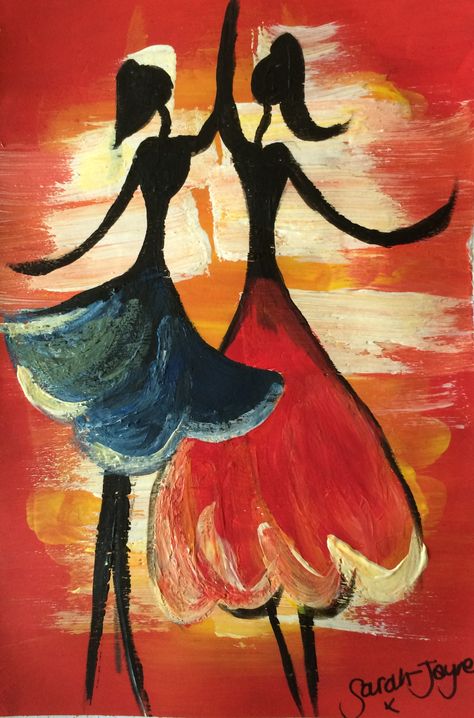 Friendship Paintings, Female Friendship, Dance Paintings, Friendship Love, Best Friendship, Painting Tips, Contemporary Artists, Art Photography, Abstract Painting