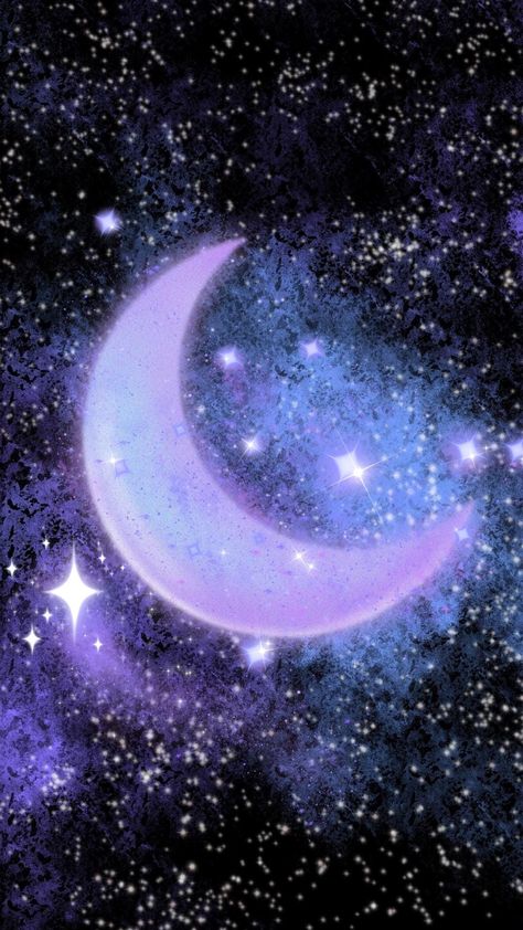 Fantasy space moon for phone wallpaper Cool Design Wallpapers, Cute Wallpapers Space, Cute Space Wallpaper Aesthetic, Neon Moon Wallpaper, Cute Space Wallpapers, Purple Space Wallpaper, Unicorn Phone Wallpaper, Cute Wallpaper Backgrounds For Laptop, Cute Photos Aesthetic