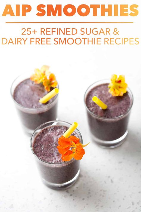 Finding healthy AIP Smoothies that also taste good can be a challenge. I’ve rounded up my favorite AIP diet smoothies that do both! Aip Smoothie, Diet Smoothies, Egg And Grapefruit Diet, Free Smoothie Recipes, Autoimmune Paleo Recipes, Dairy Free Smoothies, Autoimmune Diet, Egg Diet Plan, Best Smoothie