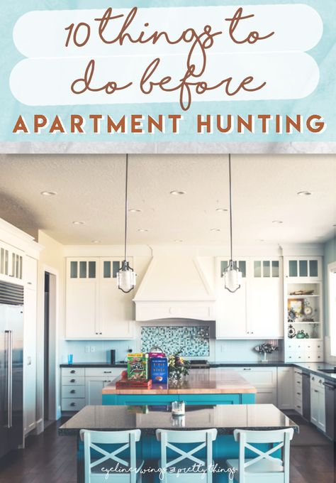 Looking For An Apartment, What To Look For In An Apartment, How To Rent An Apartment, Apartment Hunting Checklist, First Time Moving Out, Hunting Checklist, Eyeliner Wings, Apartment Planning, Apartment Tips