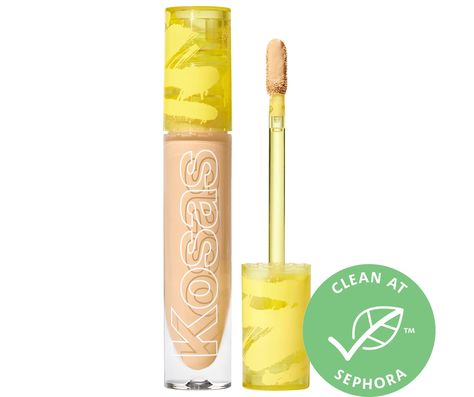 Kosas Concealer, Brightening Concealer, Full Coverage Concealer, Cream Tones, Skin Cream, Face Oil, Eye Cream, Seed Oil, Natural Skin