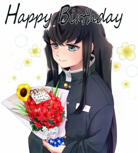 Happy Birthday Hot, Muchiro Tokito, Muichirou Tokitou, Daisy Wallpaper, Happy Birthday Video, Anime Backgrounds Wallpapers, Sailor Scouts, Cutest Thing Ever, Demon Slayer Kimetsu No Yaiba