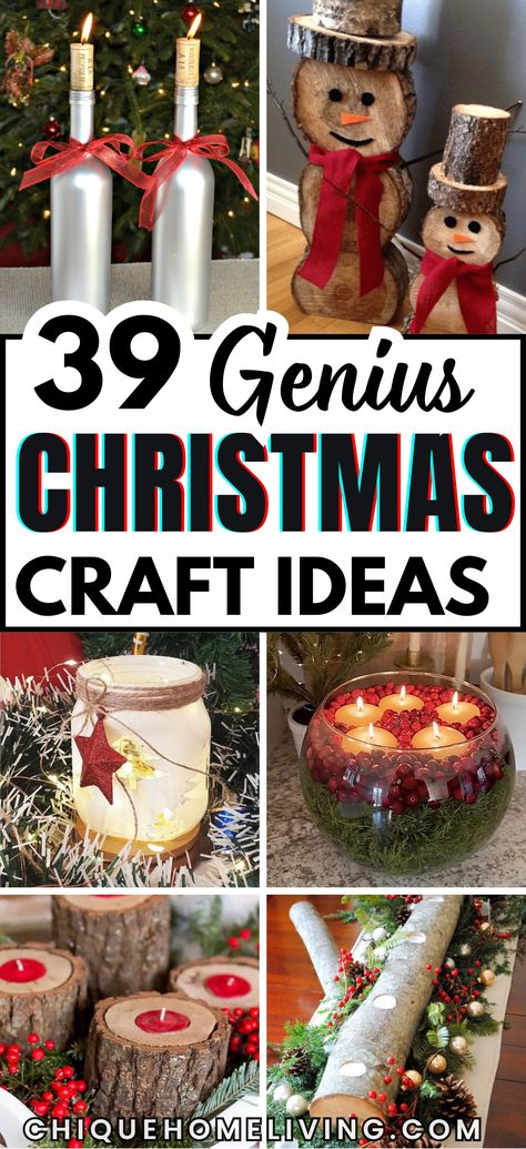 Are you on the hunt for simple yet festive ways to bring holiday cheer into your home? These Easy Christmas Crafts for Adults are perfect for adding a handmade touch to your décor! Easy Christmas Crafts For Adults, Handmade Christmas Gifts Diy, Easy Holiday Diy, Christmas Party Crafts, Xmas Decorations Diy, Dollar Store Christmas Crafts, Easy Holidays Crafts, Christmas Crafts For Adults, Party Crafts