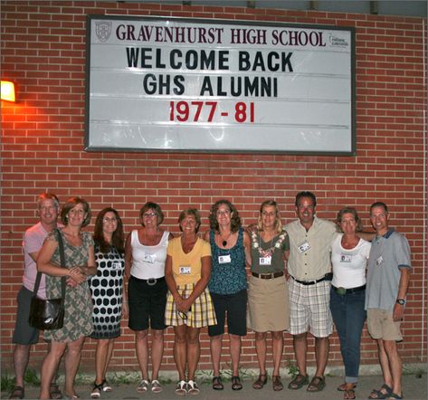 High School Reunions -- Best Time To Attend Is In Your Fifties! School Reunion Outfit, High School Reunion Outfit, School Reunion Decorations, High School Reunions, 40th Reunion, 10 Year Reunion, High School Class Reunion, Reunion Outfit, Reunion Decorations