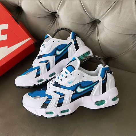 NIKE AIR MAX 96 Blue Grass Size 40-45 Price:50k Disclaimer :kherahshoes is not affiliated with the brand All copyrights are duly reserved by the brand Nike Air Max 96, Air Max 96, Luxury Sneakers, Air Max, Nike Air Max, Nike Air, Nike, Sneakers, Blue