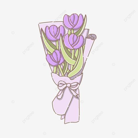 Purple Flowers Bouquet, Flower Bouquet Png, Purple Flower Bouquet, Valentine Bouquet, Virtual Flowers, Transparent Clipart, Romantic Bouquet, Bouquet Flower, Vintage Wedding Decorations