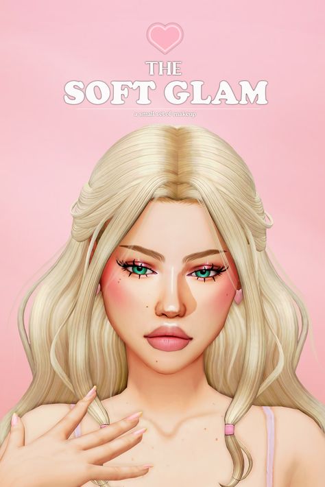 Lady Simmer, Best Sims 4 Cc, Soft Girl Makeup, Makeup Cc, Sims 4 Cc Makeup, Sims 4 Cc Folder, Soft Glam Makeup, Sims4 Clothes, Sims 4 Cc Packs