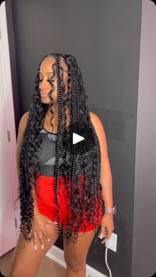 339K views · 53K reactions | It’s so fun when your friends book you! 😍❤️ Tap the link to book! Jumbo knotless thigh length starting at $150 braiding hair included. | MAI (My) - DET🛫GA Braider | baddiesteainc · Original audio Knotless Thigh Length, Jumbo Knotless Box Braids, Jumbo Knotless, Box Braids Pictures, Braids Pictures, Friends Book, Friend Book, Braiding Hair, French Manicure