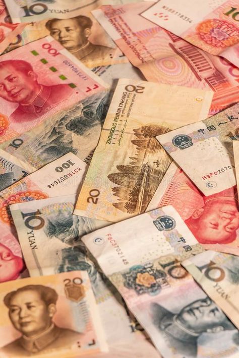 Chinese Renminbi RMB. People`s Currency. Yuan CNY banknotes. A composition of Ch #Sponsored , #sponsored, #Ad, #RMB, #Chinese, #Currency, #People Chinese Yuan Money, Chinese Currency, About China, Diary Book, Bonnie N Clyde, Print Designs Inspiration, East Asia, Designer Gifts, North East