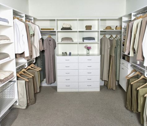 Master Closet Layout, Design Seed, Master Closet Organization, Small Walk In Closet, Armoire Dressing, Dressing Design, Organized Closet, Hidden Truth, Walking Closet