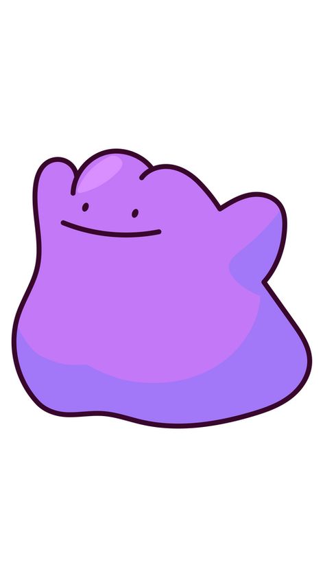 Ditto is the shape-shifting Pokemon in the Pokemon Universe known for its ability to transform into any other Pokemon creature. Ditto is always ready to engage in battles and for encounters with his... Ditto Drawing, Ditto Fanart, Ditto Tattoo, Ditto Art, Pokemon Avatar, Ditto Pokemon, Entei Pokemon, Pokemon Ditto, Fanart Pokemon