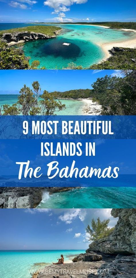 9 of the most beautiful islands in the Bahamas you must visit, with tips on what to do in the area, where to stay and how to get around each island. #Bahamas Islands Of The Bahamas, Where To Stay In The Bahamas, Bahamas Must Do, What To Do In The Bahamas, Bahamas Things To Do, Things To Do In The Bahamas, Harbor Island Bahamas, Travel Bahamas, Long Island Bahamas