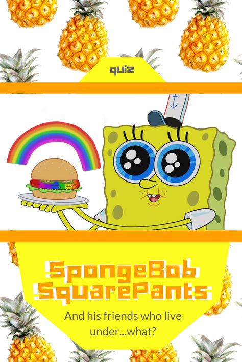 Are you ready kids? Take our quiz to see how much you know about one of Nickelodeon's longest running shows, and its cast of undersea characters. Spongebob Quiz, Spongebob Squarepants, Nickelodeon, Pikachu, It Cast, Running, Fictional Characters