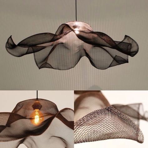 Luminaria Diy, Diy Luminaire, Unusual Lamps, Room Lamps, Diy Lampe, Deco Luminaire, Diy Chandelier, Diy Lamp Shade, Light Sculpture