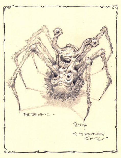 Mike Ploog, Art Sinistre, Creepy Drawings, Creepy Tattoos, Scary Monsters, Cosmic Horror, Monster Concept Art, Arte Obscura, Scary Art