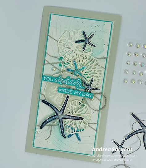 Summer Splash Seaside Wishes Stampin Up card, by Andrea Sargent, Australian Independent Stampin’ Up! Demonstrator, Adelaide southern foothills, South Australia Stampin Up Seaside Wishes, Seaside Wishes Stampin Up Cards, Stampin Up Card, Splash Images, Beach Cards, Global Design Project, Nature Card, Changing Leaves, Sea Side