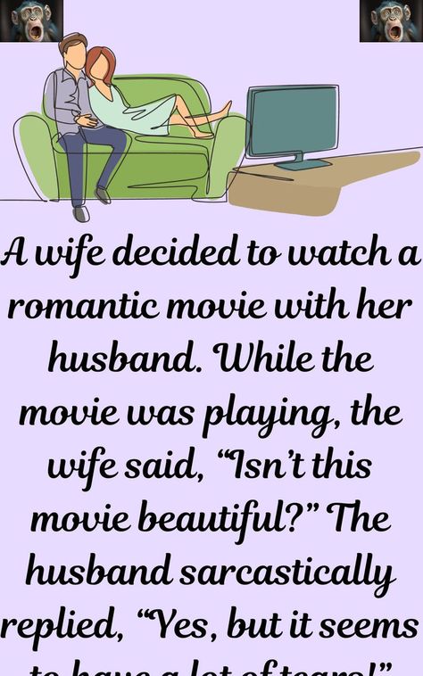 funny jokes Humorous Story In English, Romantic Jokes, Husband Wife Jokes, Movie Funny, Couples Jokes, Joke Stories, Jokes Humor, Witty One Liners, Wife Jokes