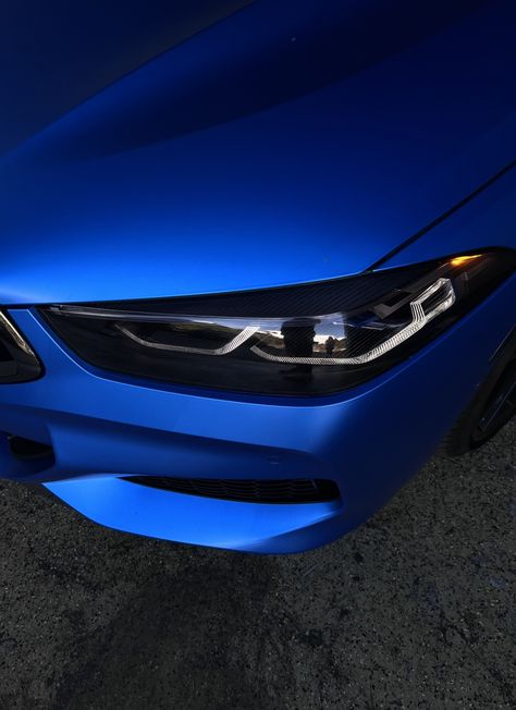 BMW in matte blue by 3M Blue Car Wrap, Voodoo Blue, Custom Cars Paint, Car Paint, Blue Car, Custom Car, Vinyl Wrap, Car Wrap, Car Painting