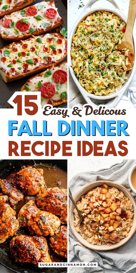 🍂 Warm up this fall with 15 fantastic dinner recipes that are both hearty and satisfying. 🍲🌟 From pumpkin-based dishes to savory pies, find all the inspiration you need for fall cooking. Save this pin to keep your autumn meal planning easy and delicious. Quick Fall Dinner, Easy Fall Dinner, Autumn Pasta Recipes, Easy Fall Dinner Recipes, Healthy Fall Dinner, Fall Dinner Ideas, Easy Fall Dinners, Fall Pasta, Autumn Recipes Vegetarian