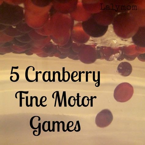 Cranberry Fine Motor Games (Fine Motor Fridays) - LalyMom Fine Motor Games, Thanksgiving Activities Preschool, Thanksgiving Games For Kids, Free Games For Kids, Lego Gifts, Preschool Fine Motor, Thanksgiving Crafts For Kids, Fine Motor Skills Activities, Thanksgiving Theme