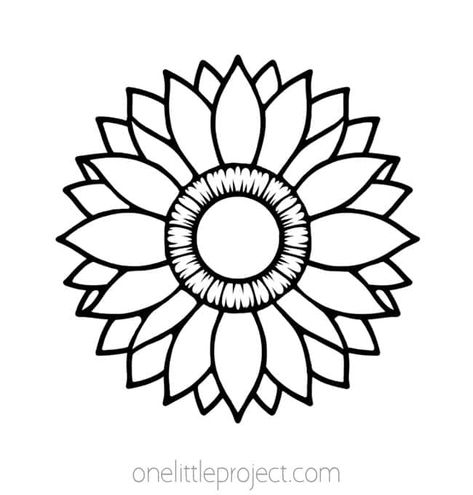 Over 20 free printable sunflower outline pages to use for crafts and coloring. There are 7 different sunflower templates that you can find in all different shapes and sizes! These simple sunflower shapes are perfect for kids crafts, school activities, learning games, or any activity where you might need an outline of a sunflower. Sunflower Outline, Printable Sunflower, Sunflower Template, Simple Sunflower, Rug Hooking Patterns, Learning Games, Rug Hooking, Different Shapes, School Activities