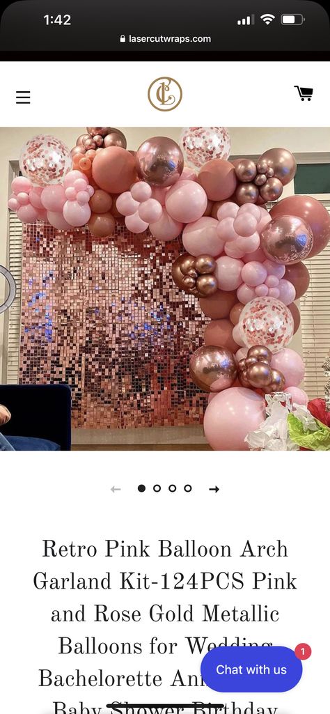 Glitter Balloons, Garland Backdrops, Metallic Balloons, Rose Gold Balloons, Rose Gold Party, Balloon Backdrop, Photo Booth Backdrop, Pink Balloons, Gold Balloons