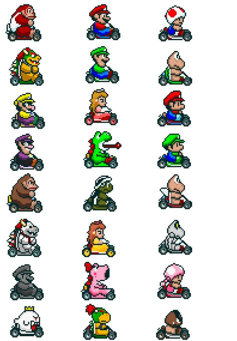 Mario King Boo, Mario Kart Game, Dry Bowser, Nintendo Perler, Hammer Bro, Hama Mario, Mario Kart Characters, Metal Mario, Sprite Art